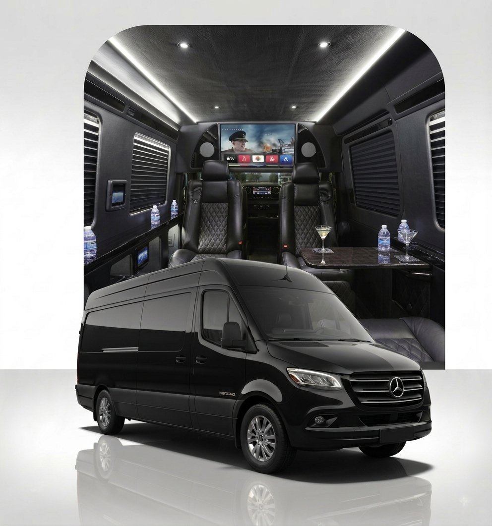 Mercedes-Benz Sprinter 3500 shuttle in Sacramento