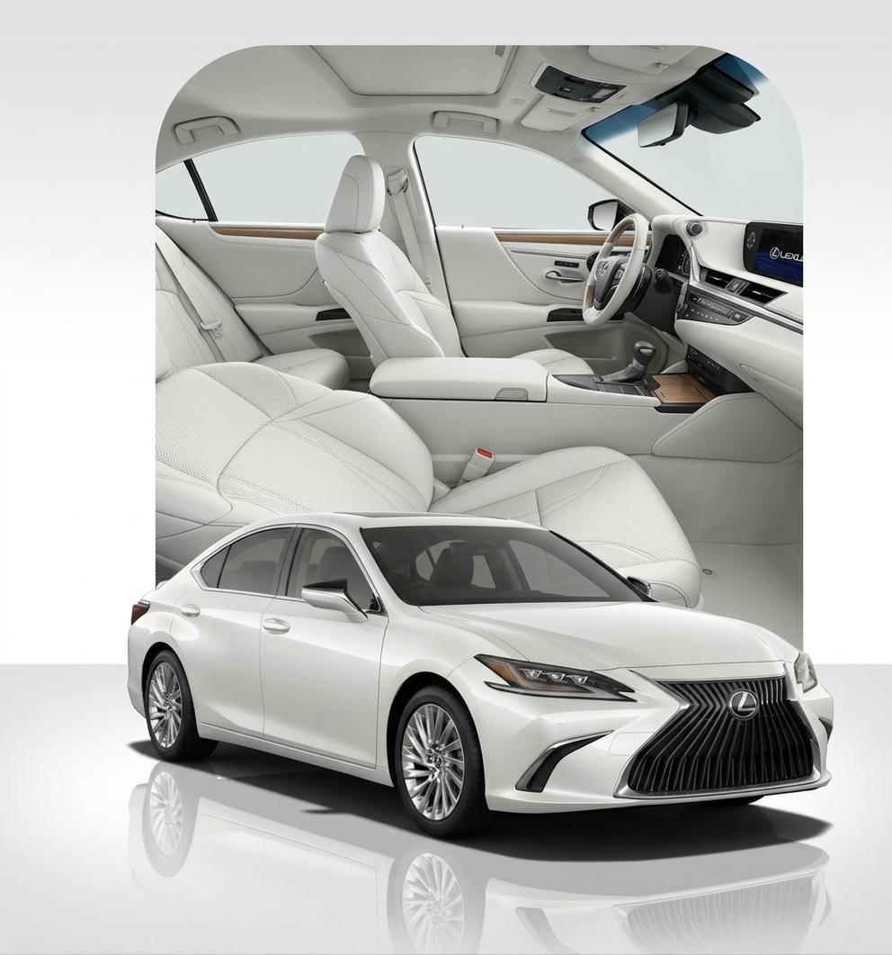 Lexus ES sedan for Sacramento chauffeured transportation
