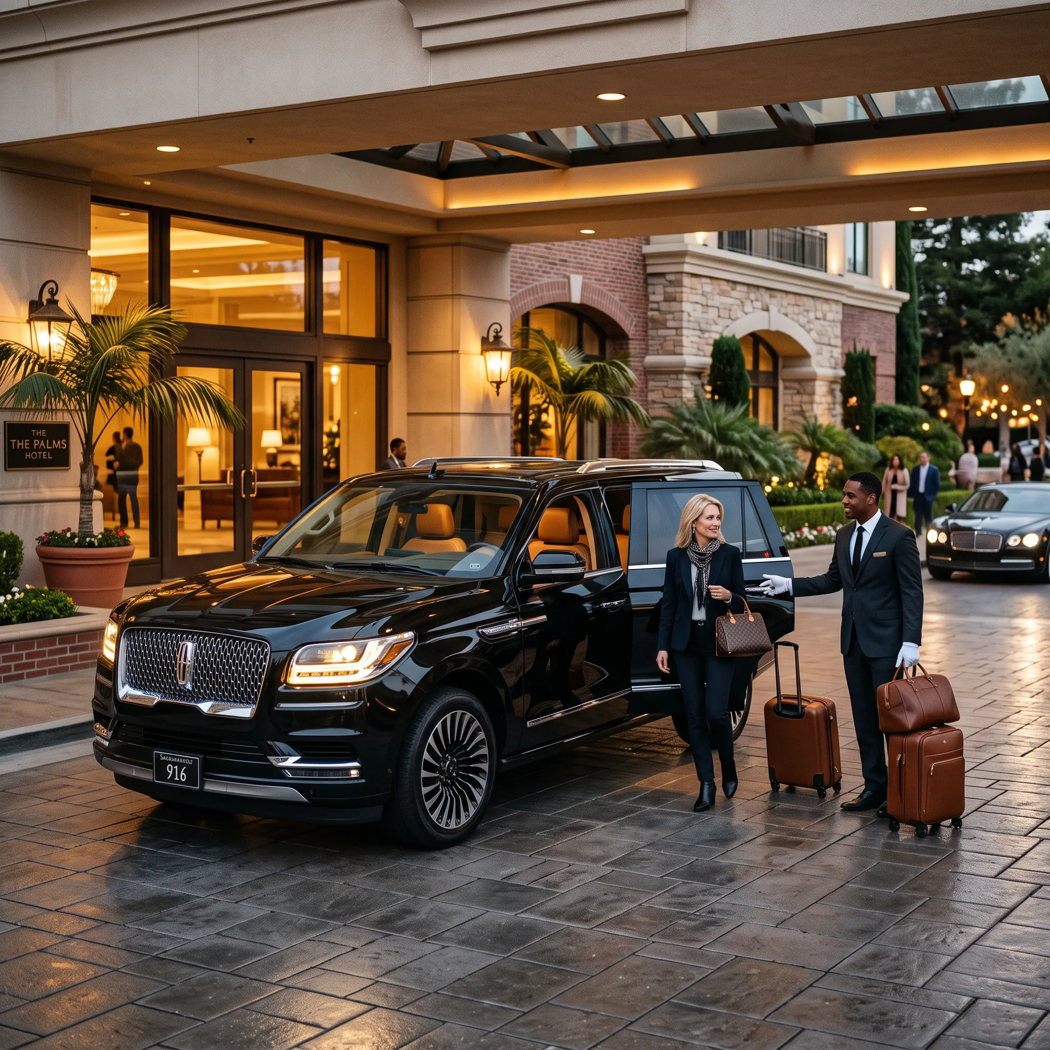 Private chauffeured car service in Sacramento