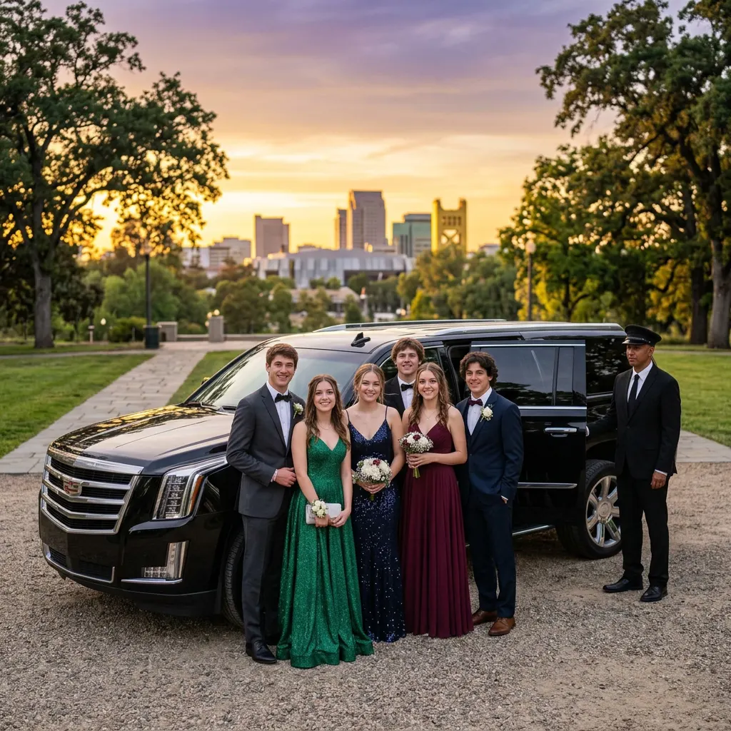 Prom party transportation in Sacramento