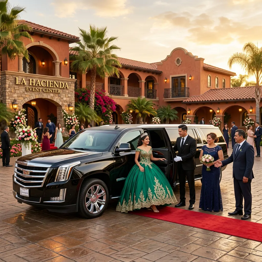 Quinceañera group transportation in Sacramento