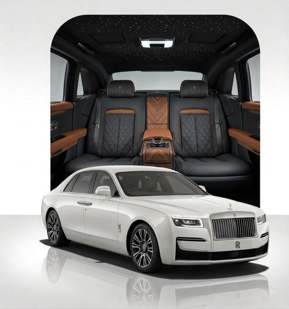 Rolls-Royce Phantom luxury sedan in Sacramento