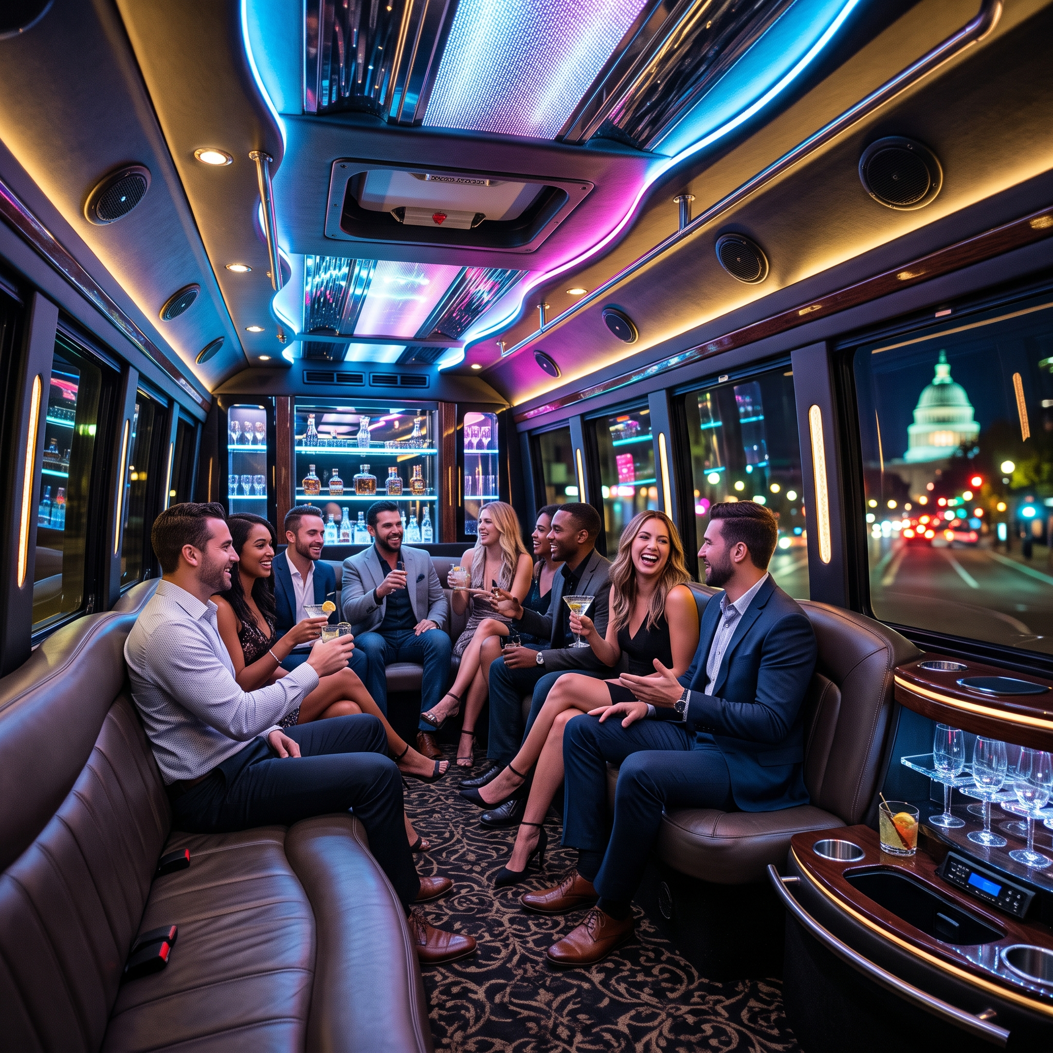 SUV transportation for a Sacramento night out