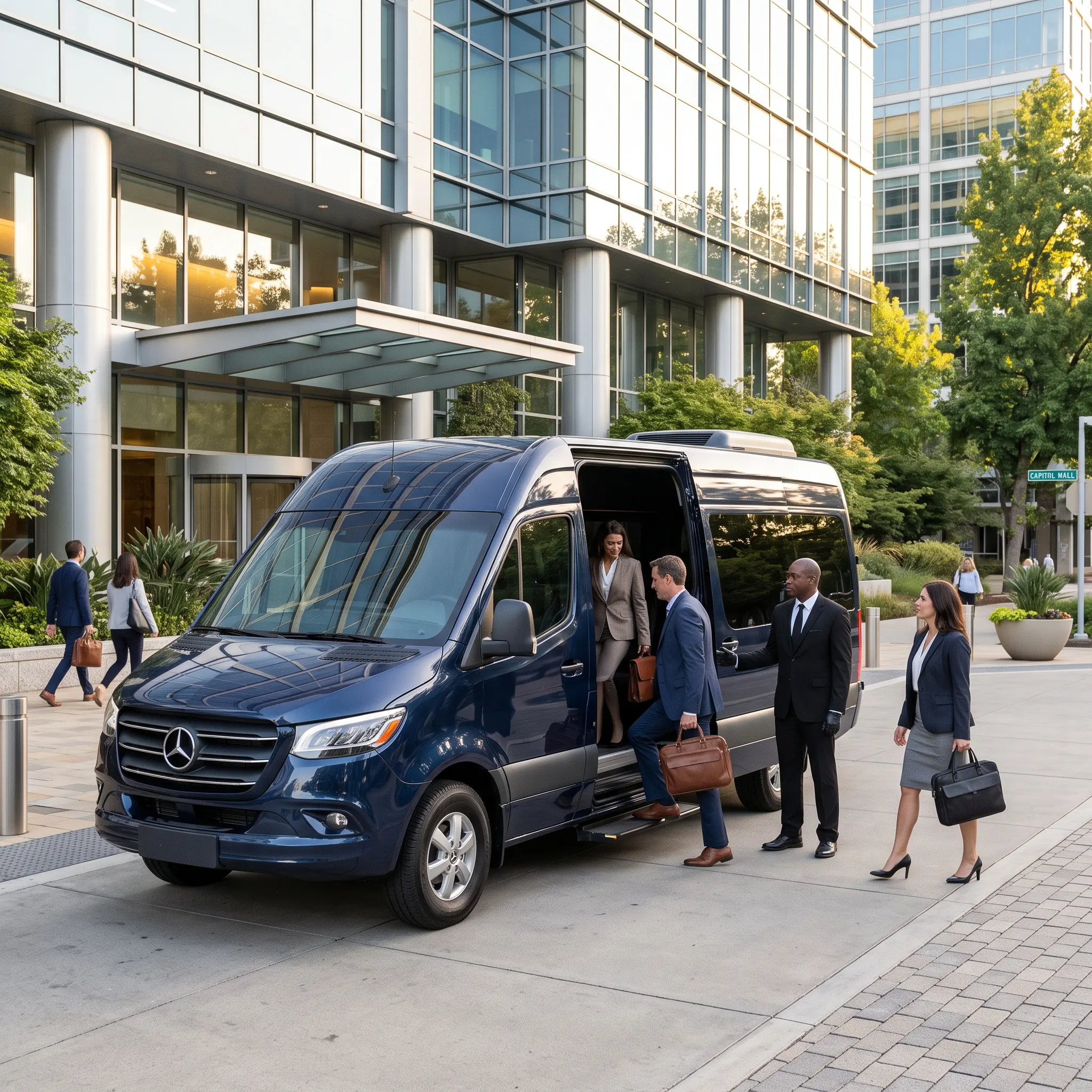 Private transportation for Woodland trips