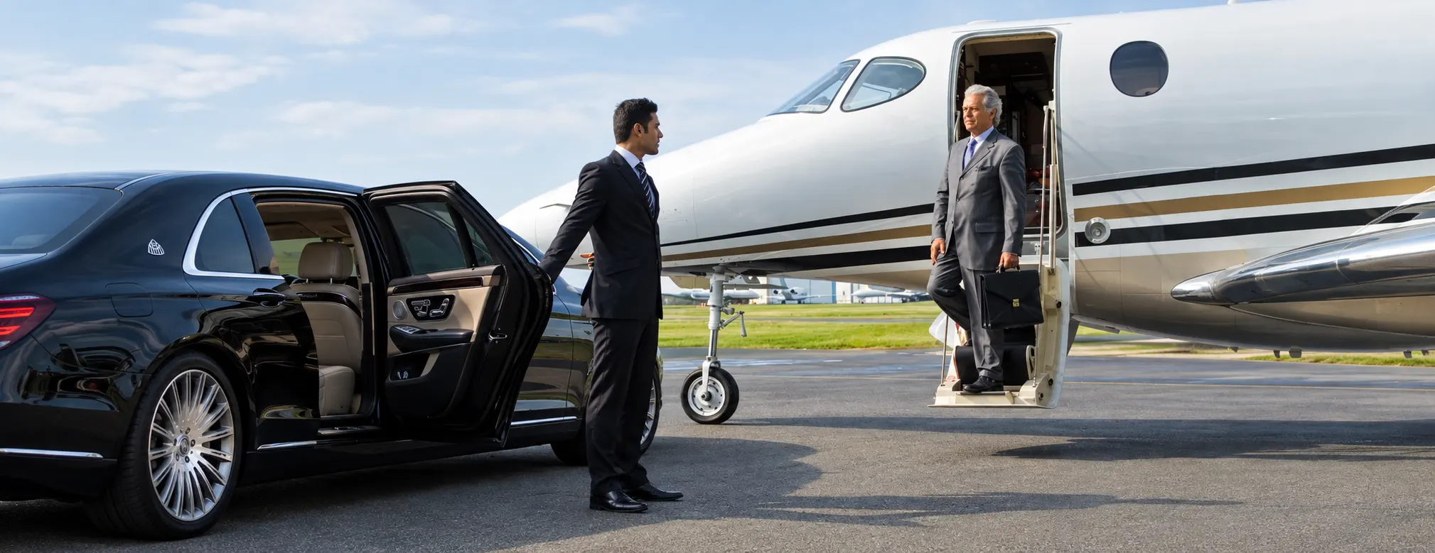 Airport and private transportation serving Davis California