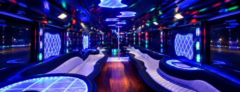 Sacramento party bus rental banner