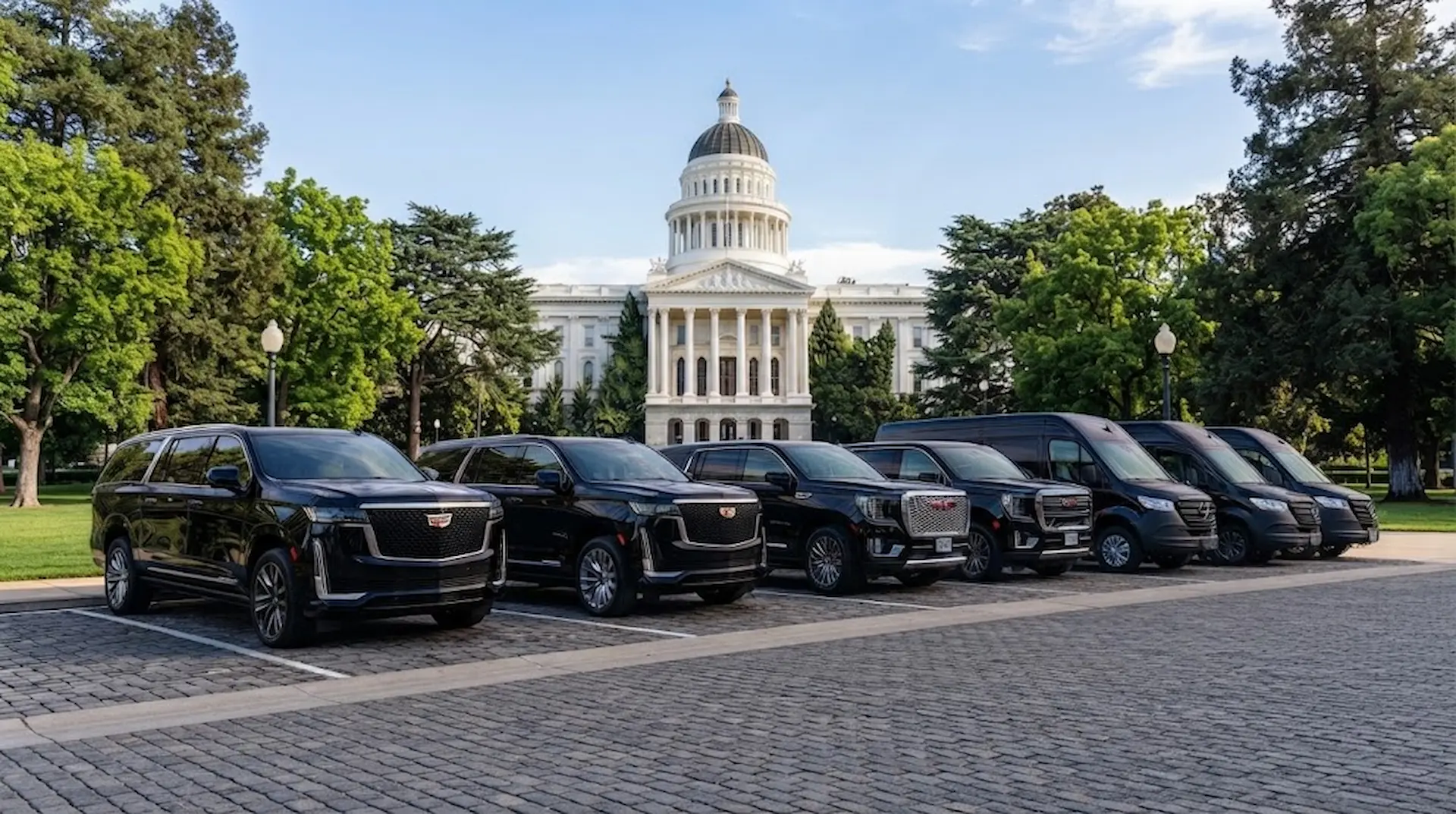 Limo and chauffeur transportation serving Lincoln California