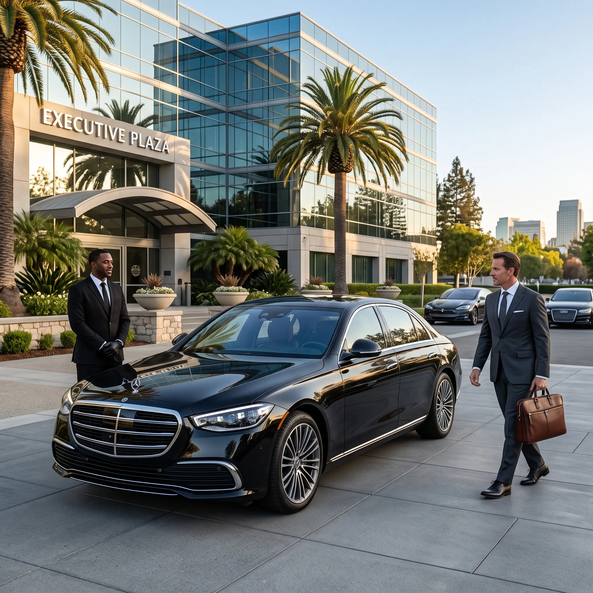 Airport transportation with a private chauffeur in Sacramento