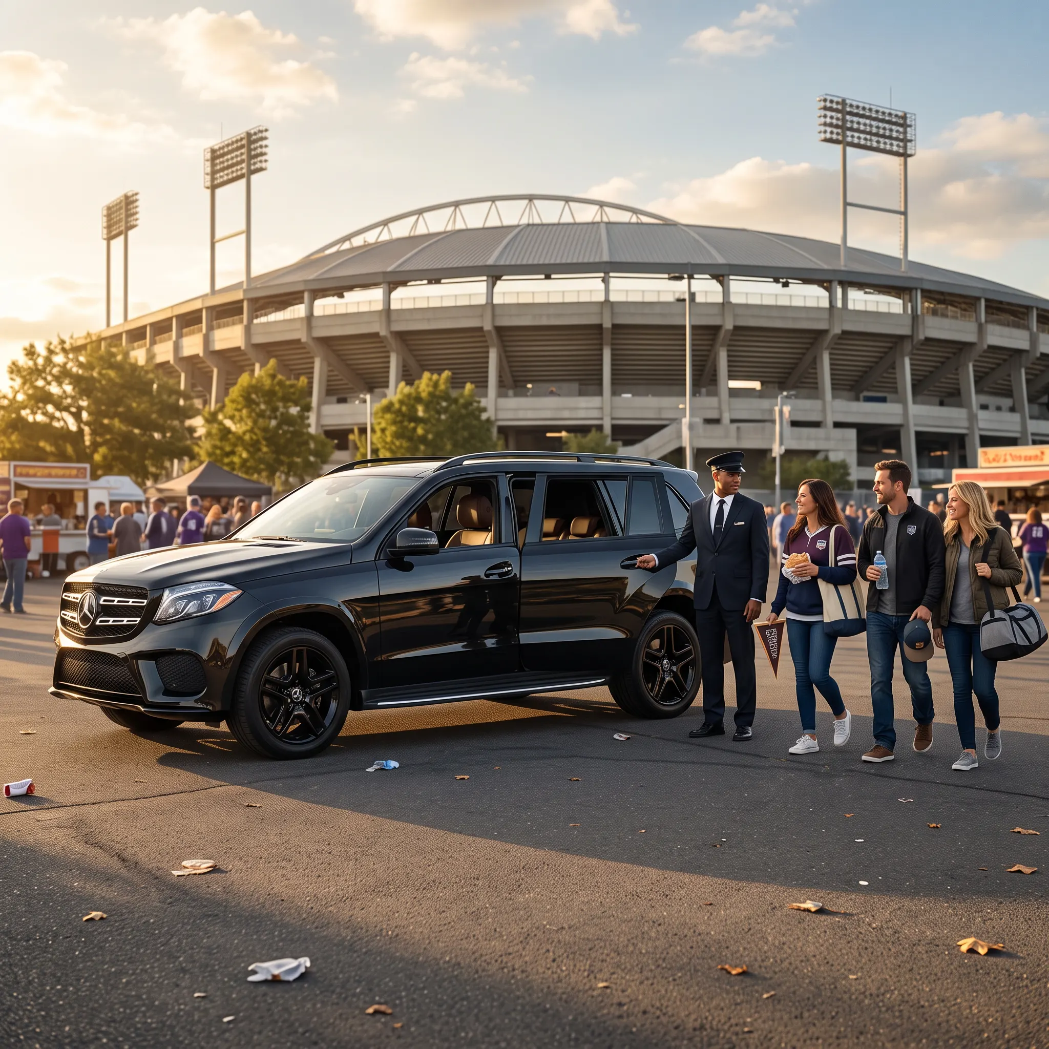 Sacramento sporting event limo booking transportation