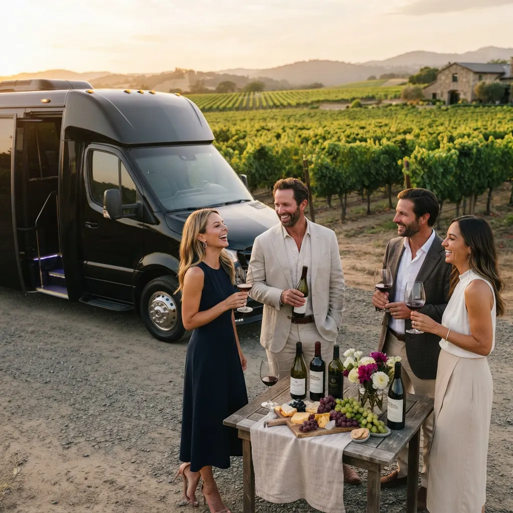 Group wine tour transportation from Sacramento