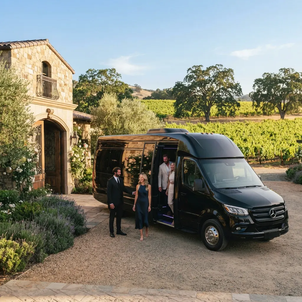 Napa Valley wine tour transportation from Sacramento